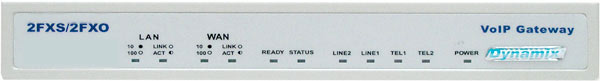 DYNAMIX DW-0202/H VoIP   2 FXS + 2 FXO 